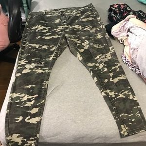 Rue21+ Ripped Camo High-Rise Skinny Jeans